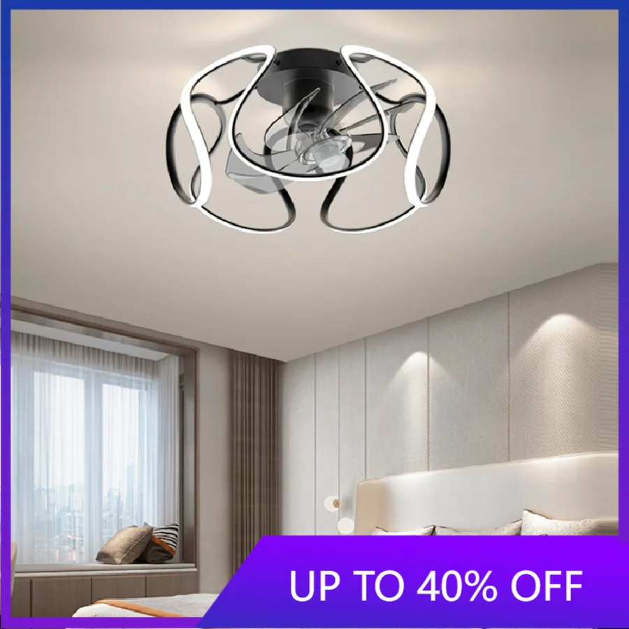 

Living room decoration bedroom decor led Ceiling fans with lights remote control dining room Ceiling fan light indoor lighting