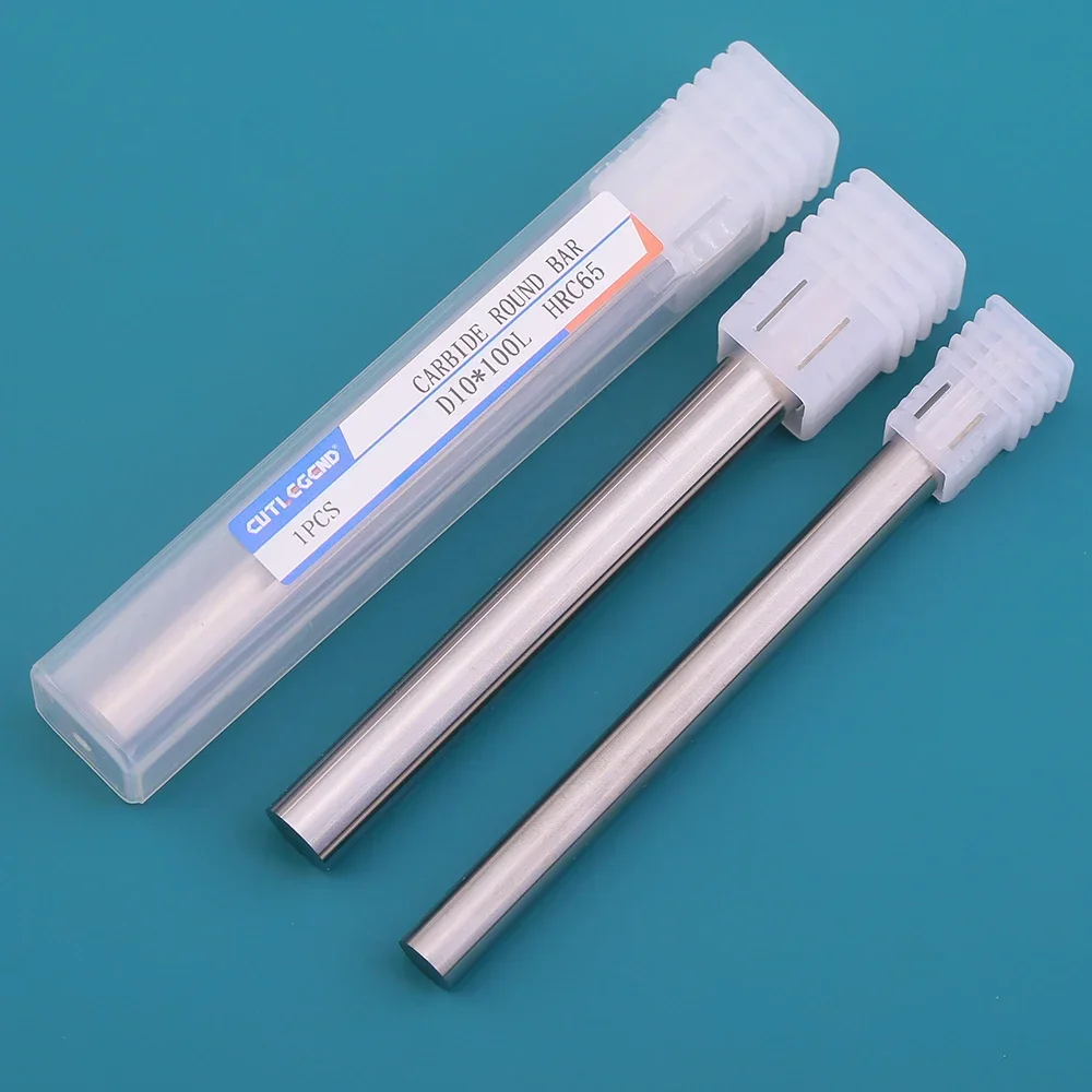 

HRA94 Solid Carbide Round Rod 3-20mm Dia 50MM/75MM/100MM Length Wear Resistant and High Hardness Alloy Bar CNC Machine Tools