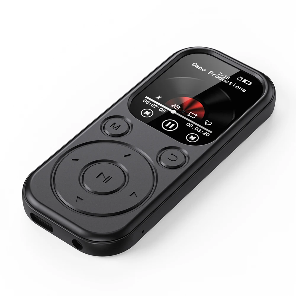 Фото MP3-плеер Bluetooth, порт Type-C для быстрой зарядки, версия Bluetooth 5.4, расширяемая карта памяти, музыкальный плеер, FM-запись, электронная книга №4