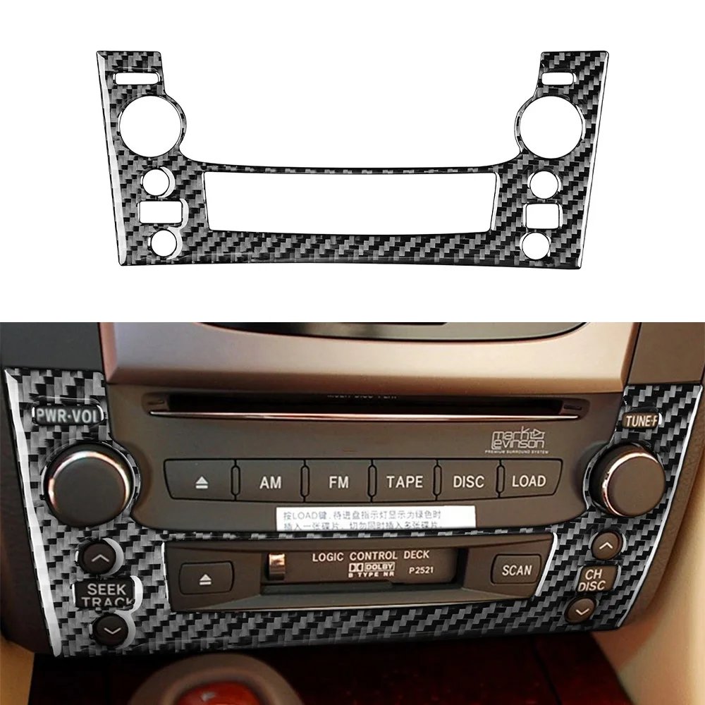 

Для Lexus GS 2006-2011 кондиционер CD панель управления декоративная отделка Наклейка для салона автомобиля аксессуары из углеродного волокна