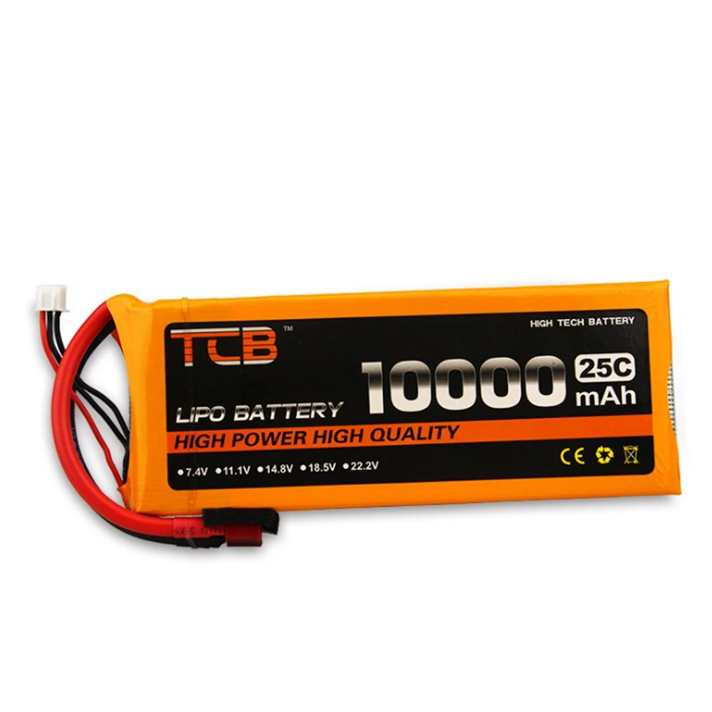 

Model airplane battery high-rate 10000mAh large-capacity 25c aerial drone battery.