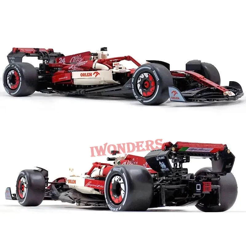 Cada C64005 Технический 1:8 Alfa Romeo F1 Team ORLEN C42 2022 Модель суперкара 1868 шт. Строительные