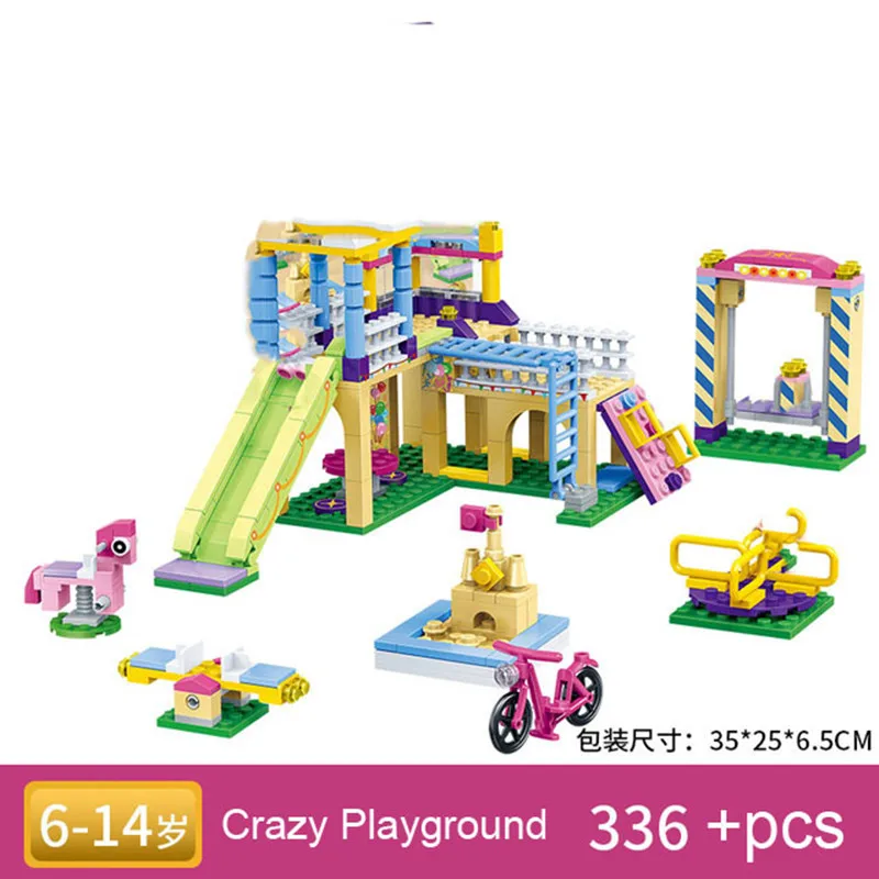 Парка Развлечений друзья для девочек Клубные Модели Строительные блоки