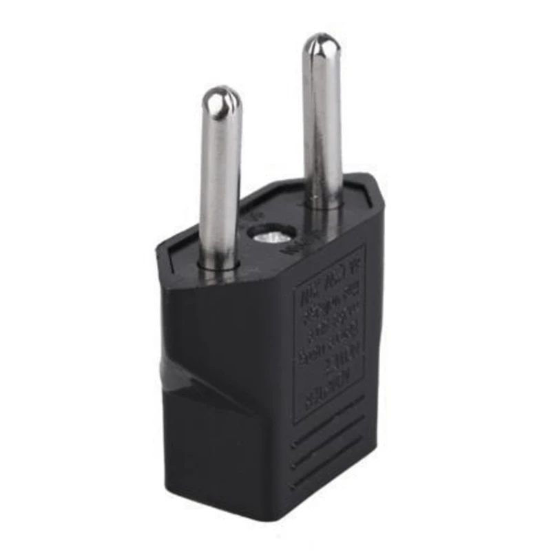 

Hot Portable U.S. To Eu Europe Travel Plug Adapter, Wall-Mounted Ac Power Outlet Socket Adapter Electrical Adapter Eu Plug