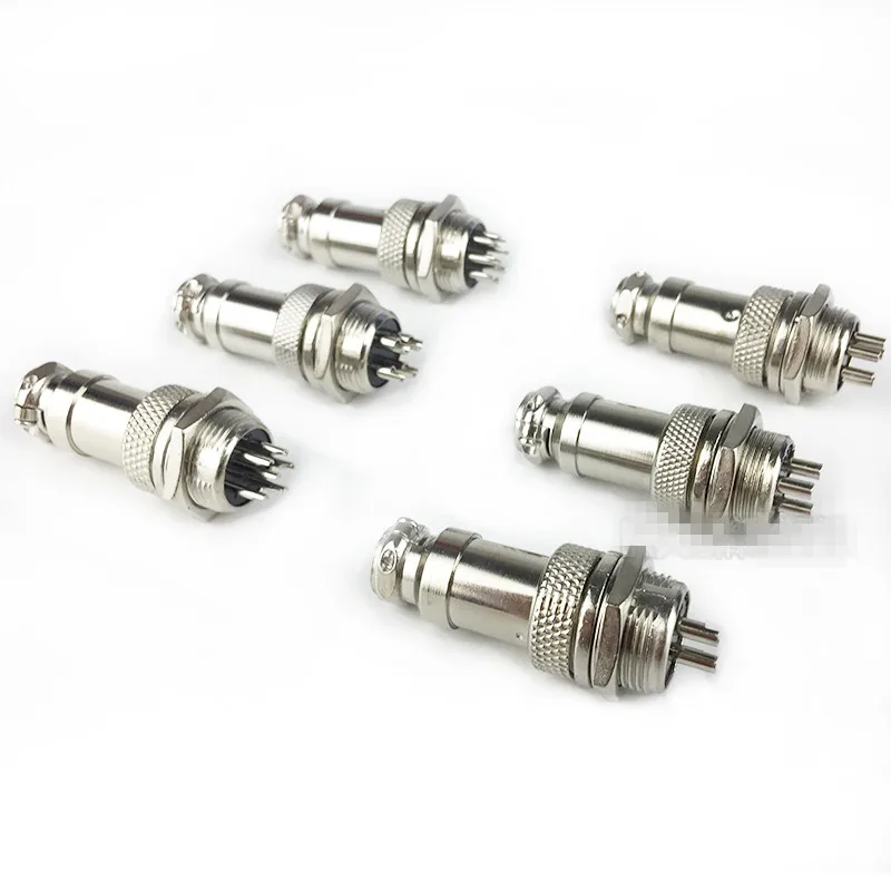 10 шт. GX16 гайка типа папа и мама электрический разъем 2/3/4/5/6/7/8/9/10-контактный круглый