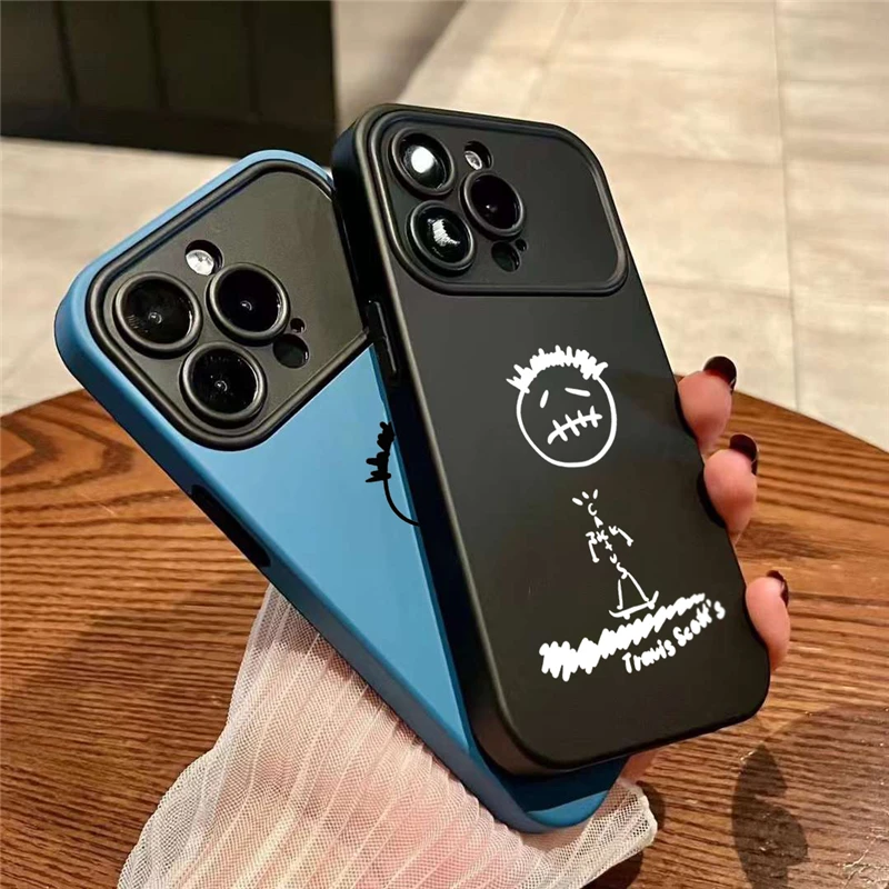

Fashion Skateboard Cactusjack Graffiti Phone Case for iPhone 14 Plus 11 12 13 14 Pro Max X XS XR Cute Ghost Face Covers