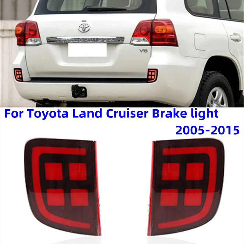

Автомобильный задний фонарь, задний бампер, отражатель, лампа для Toyota Land Cruiser 2005, 2006, 2007-2013, 2014, 2015, стояночный тормоз