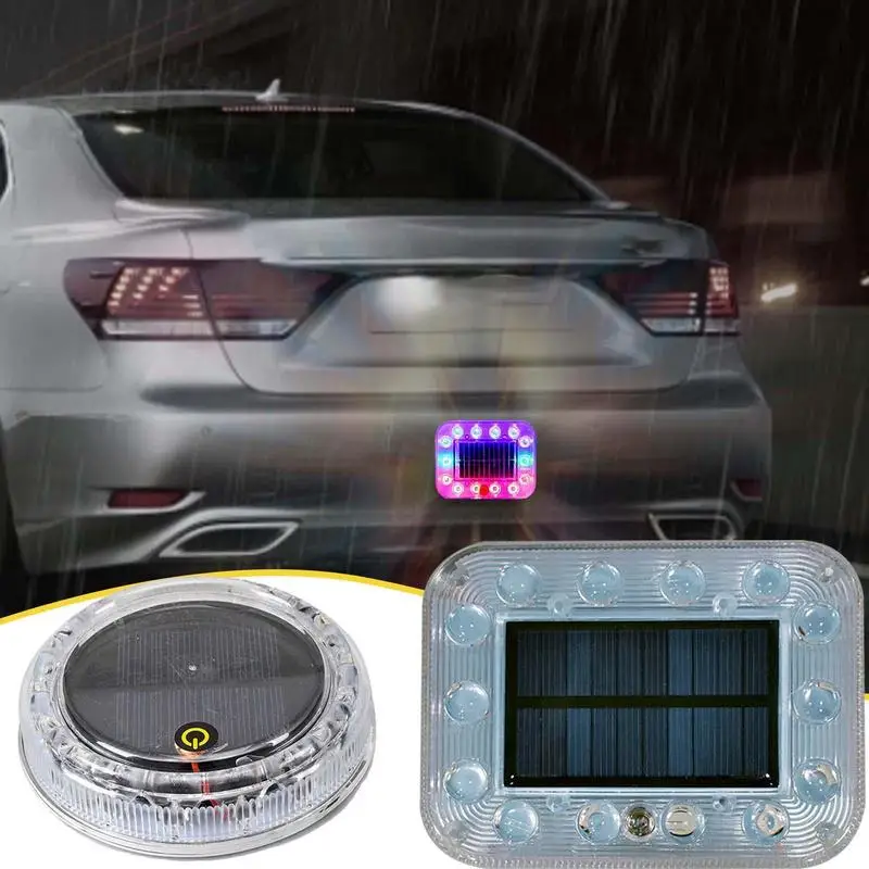 

Car Solar Flashing LED Warning Lights Universal Adjustable Automotive Parking Lamp Rearing Warning Light Car Styling Accessories
