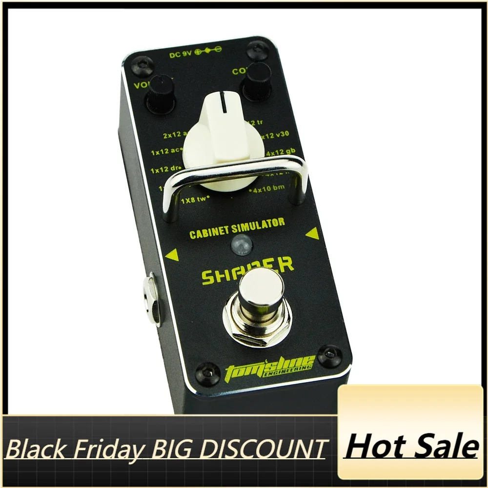 

AROMA Tom'sline ASR-3 Mini Single Pedal Shaper Cabinet Simulator Electric Guitar Effect Pedal with True Bypass Guitar Parts