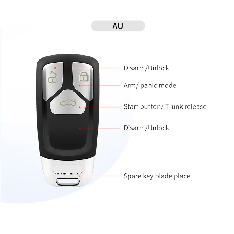 EASYGUARD Plug &amp Play CAN BUS Подходит для Audi A3 13-19 Q2 18-19 PKE автомобильный комплект