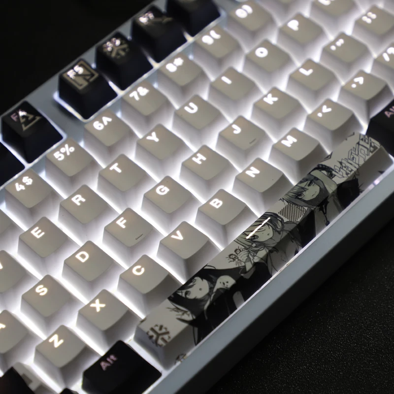 

104 Keys Tomorrow's Ark Theme 2D Keycap Sublimation PBT Translucent Keycap Set for Mechanical Keyboard Gateron/Cherry/Kailh/Feke