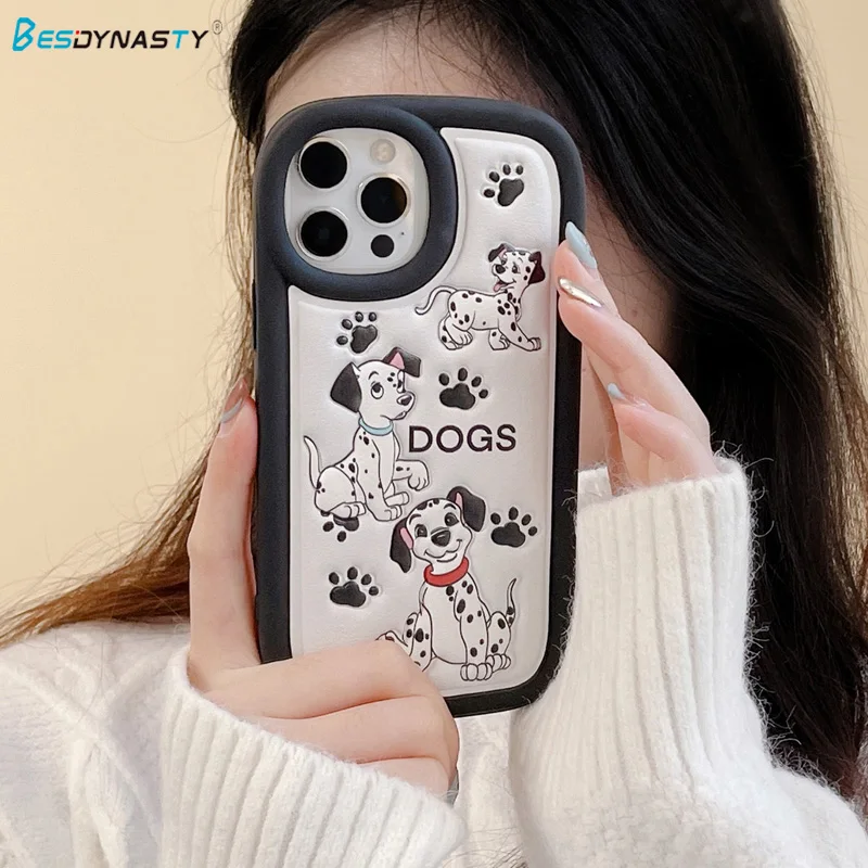 

Корейский полноэкранный кожаный мультяшный чехол BESD Ins для iPhone 14 13 12 11 Pro Max Kawaii, противоударный чехол