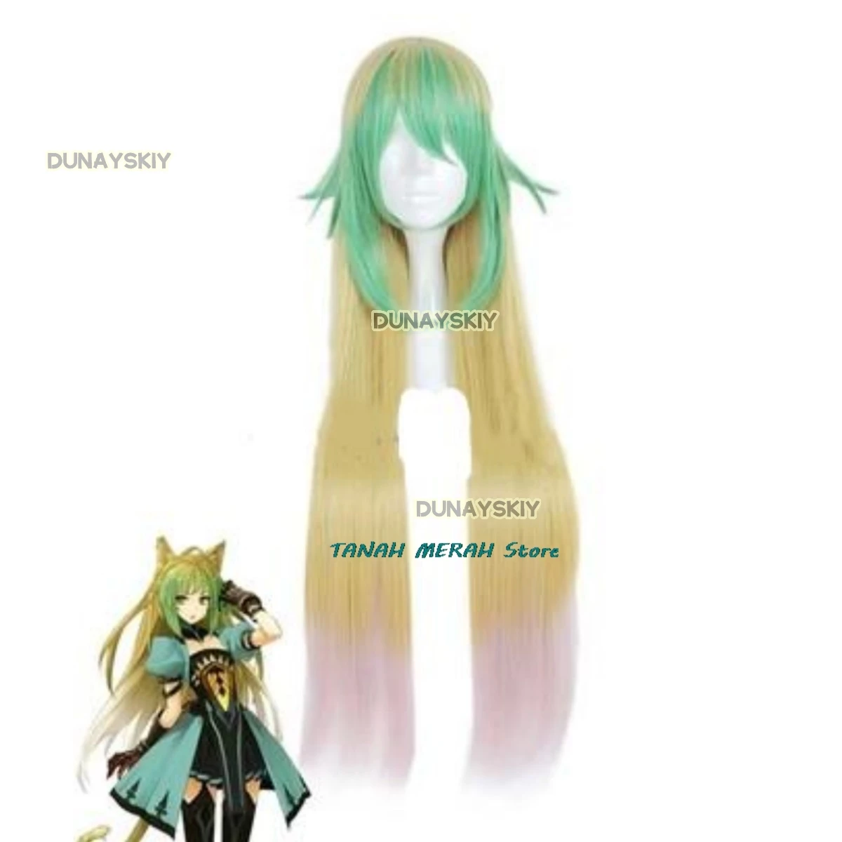 Аниме игра Fate/Apocrypha Grand Order Atalanta косплей костюм лучник парик зеленая юбка униформа
