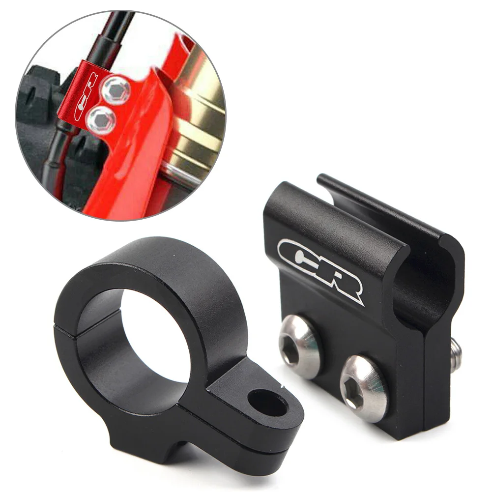 

2 шт. мотоциклетный хомут передней тормозной магистрали с ЧПУ для Honda CR80R CR250R CR125R 1996-2002 CR85R 03-07 CRF150R 2007-2020