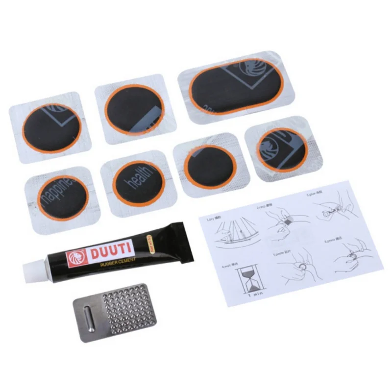 

Bicycle Inner Tire Patch Repair Kit Portable Storage Box, Brand New Bike Bicycle Flat Tire Repair Kit Tool Set Kit Patch Rubber