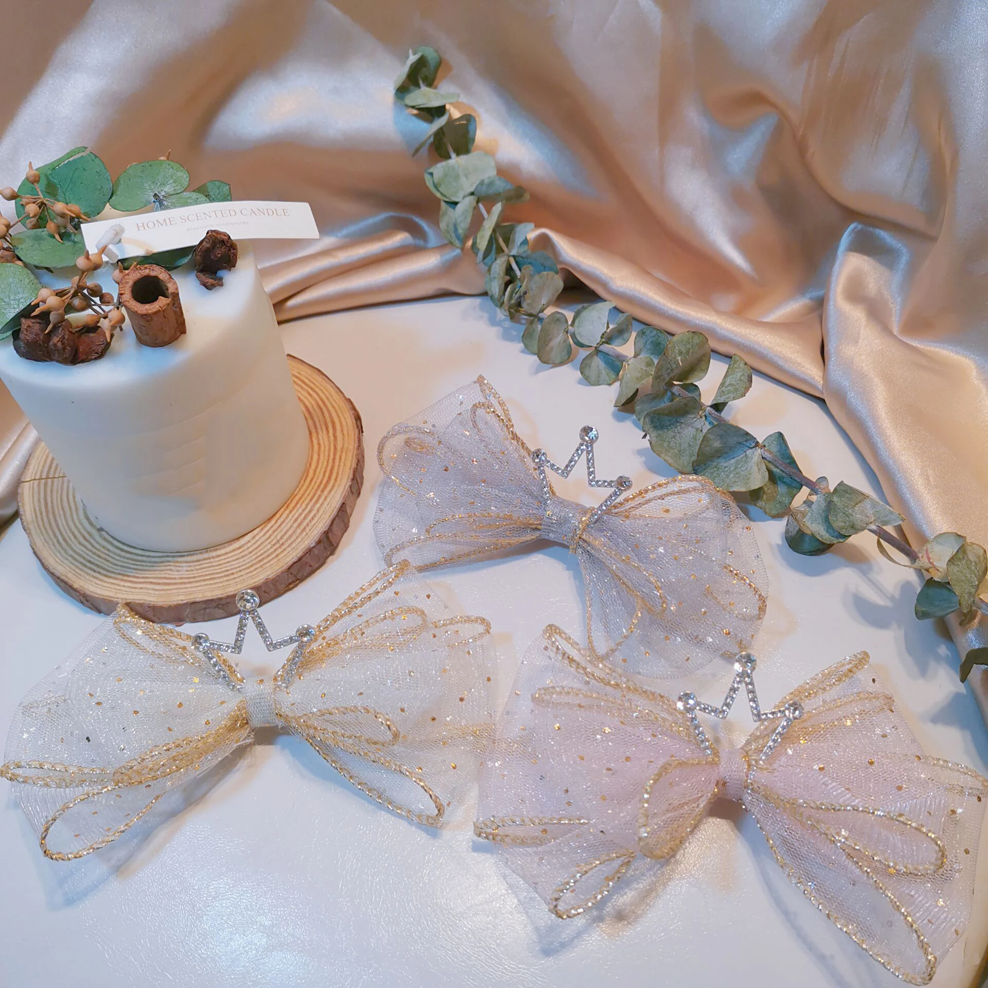 

Cute Lace Bow Baby Headband Pink Crown Bowknot Hair Bands for Newborn Girls Elastic Infant Turban Headwear Hair Accessories 머리띠