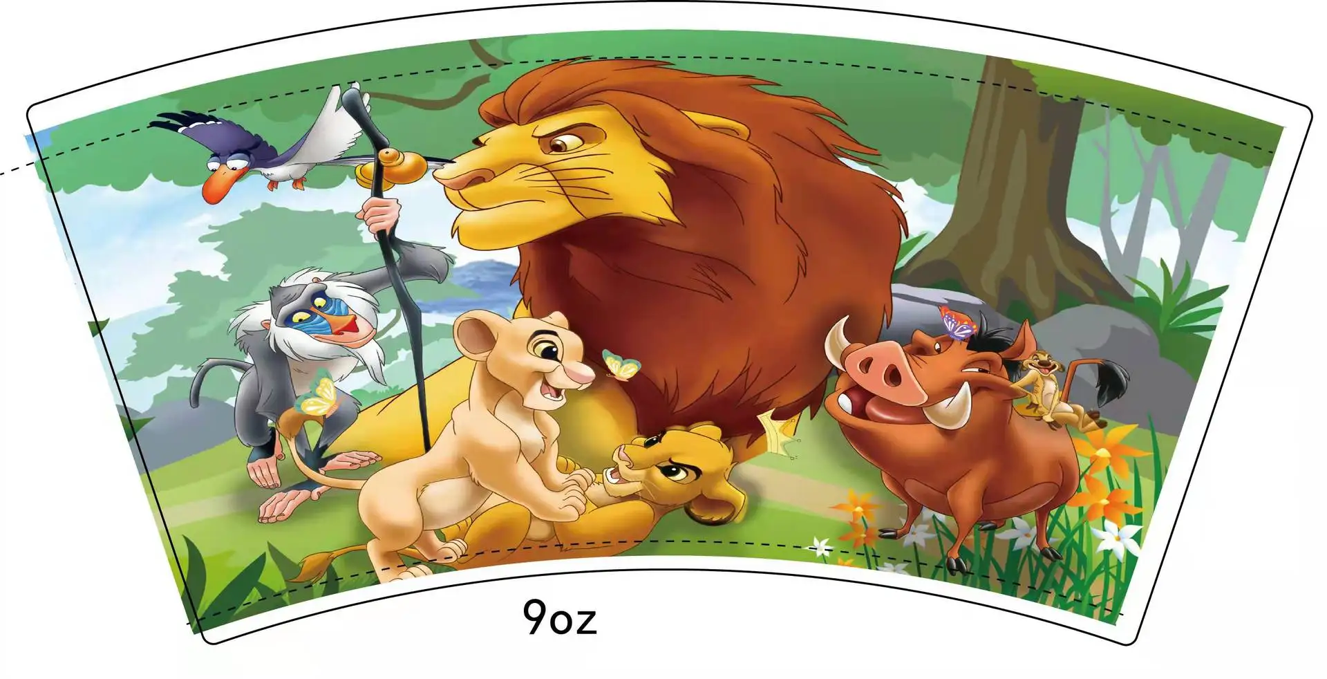 Disney Король Лев Simba украшение набор воздушных шаров соломенная стандартная