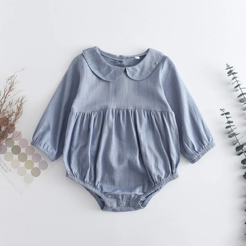 

Keelorn Baby Boys Girls Romper Fall Newborn Infant Clothes Autumn Casual Cotton Solid Bodysuits Full Sleeve Jumpsuits Clothing