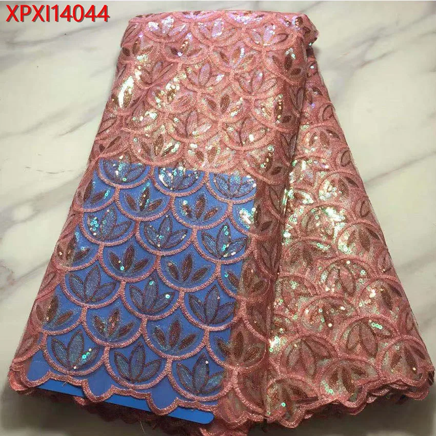 Большая Акция Африканский нигерийский Красивый Тюль сетка перфорированные