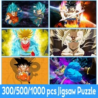 bandai dragon ball classic japanese animation jigsaw puzzle 3005001000 piece cartoon pictures goku paper puzzle toys and gifts
