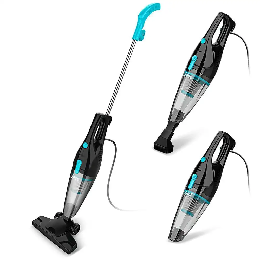 

Corded Stick Vacuum Cleaner, 16kPa Powerful Suction 2 in 1 Lightweight Bagless Handheld Vacuum Cleaner for Hard Floors Carpet Ca