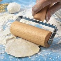 rolling pin pastry pizza baker crush nuts baking roller crackers kitchen utensils wooden engraved christmas cookies embossing
