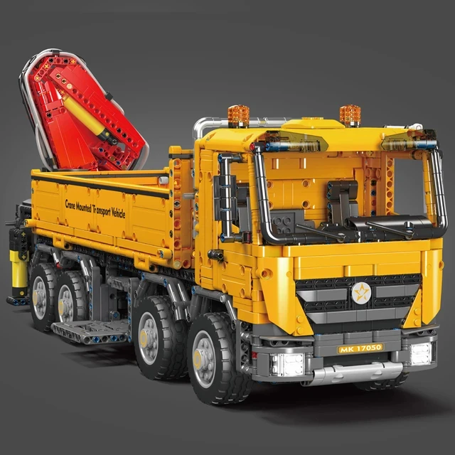 Технический самозагружающийся кран Mould King 17050 модель строительный блок с