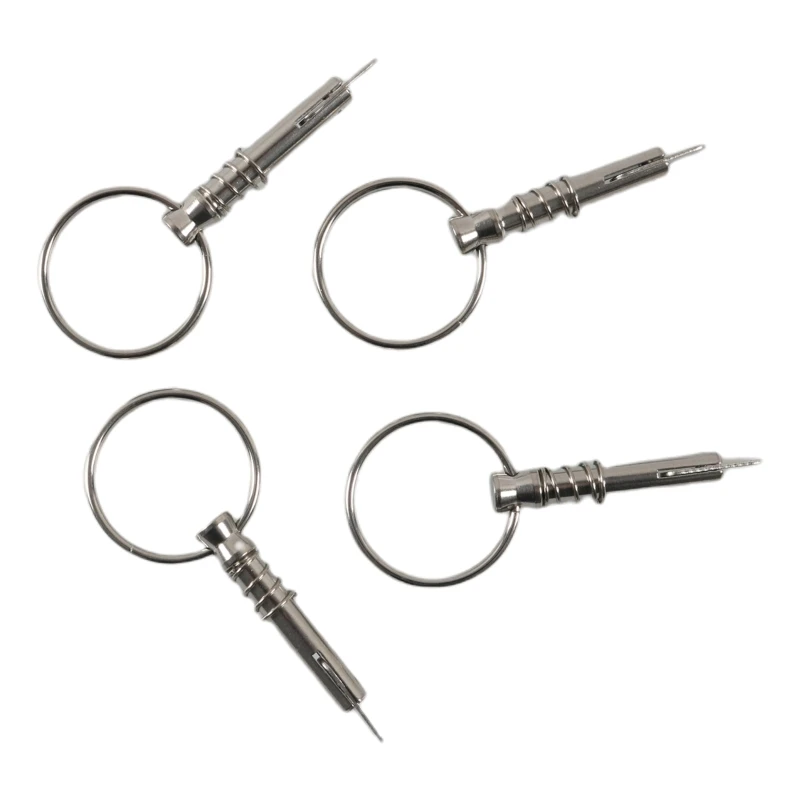 

4 шт. быстросъемные штифты, диаметр 1/"(6,5 мм), пригодная для использования длина 0,9 дюйма, штифты Bimini Top, морское оборудование 316, нержавеющая сталь R2LC