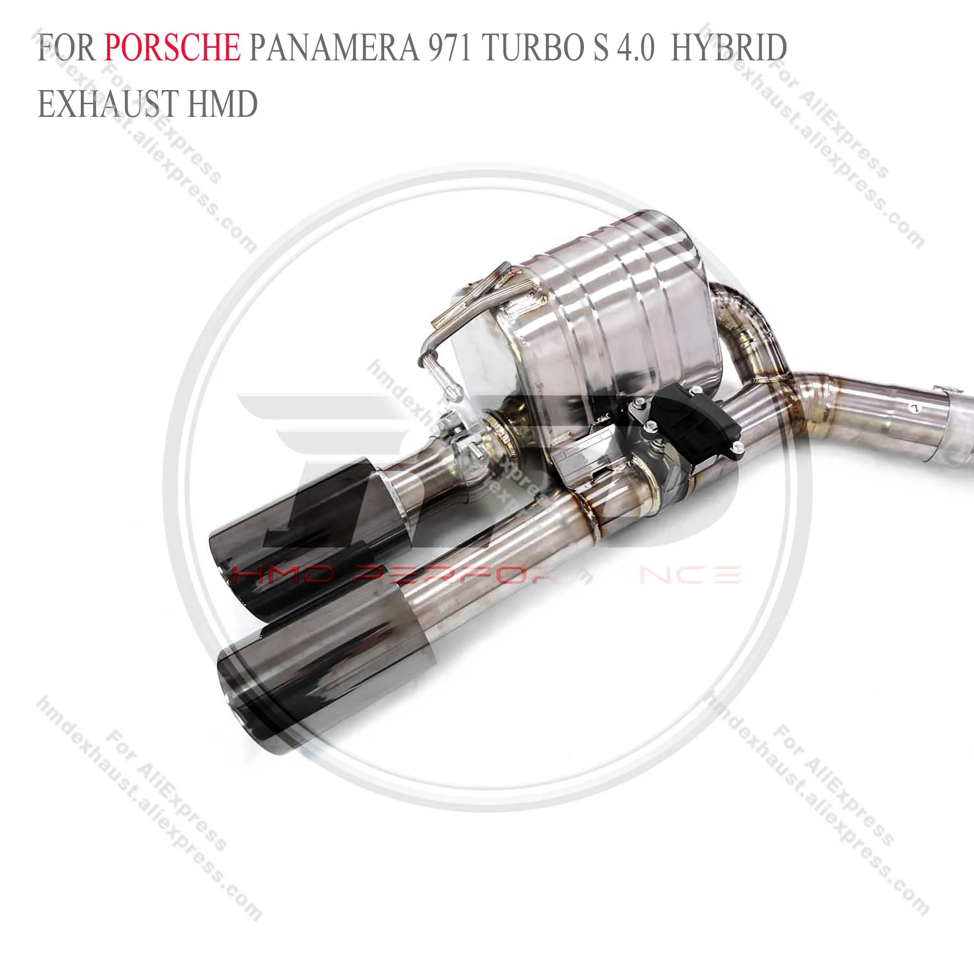 Титановая выхлопная система HMD Catback для Porsche Panamera 971 Turbo S 4 0 гибридный электронный