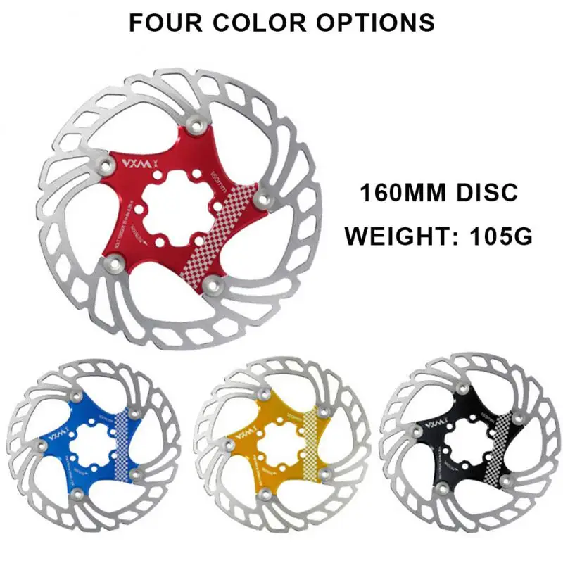 

Тормозной диск для горного велосипеда 140 мм 160 мм 180 мм 203 мм Ultra-светильник, тормозной ротор с сильным рассеиванием тепла, тормозные колодки