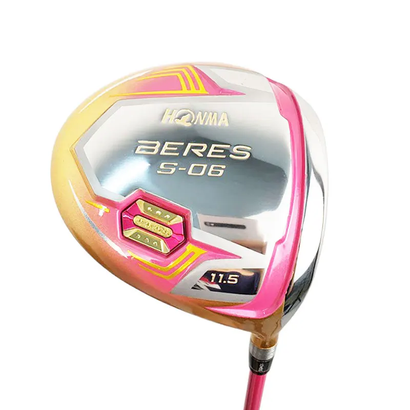 

New Womens Golf driver HONMA S-06 3 star driver clubs 11.5 loft Golf Clubs driver with Graphite Golf shaft free shipping