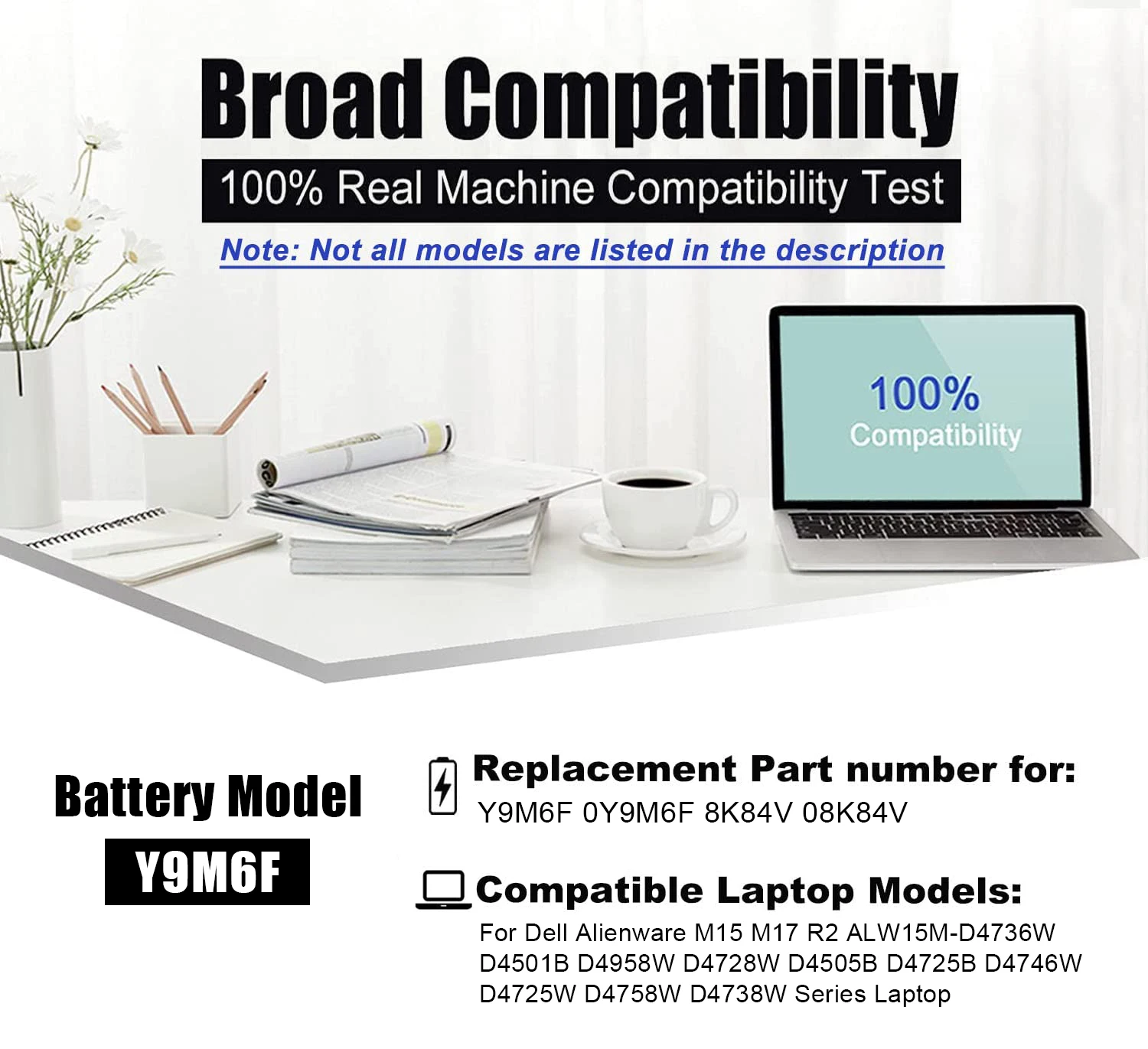 LISCN Y9M6F 08K84Y Аккумулятор для ноутбука Dell Alienware M15 R2 P87F M17 P41E серии C7XD9 R4958W P41E001 P87F001 11 4 В