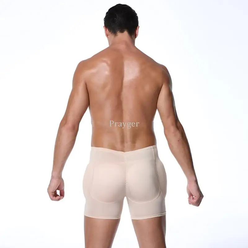 Men Shaper Butt Lifter Big Ass Underwear Padded Removable Inserts Enhancer Boxers Big Waist 6XL