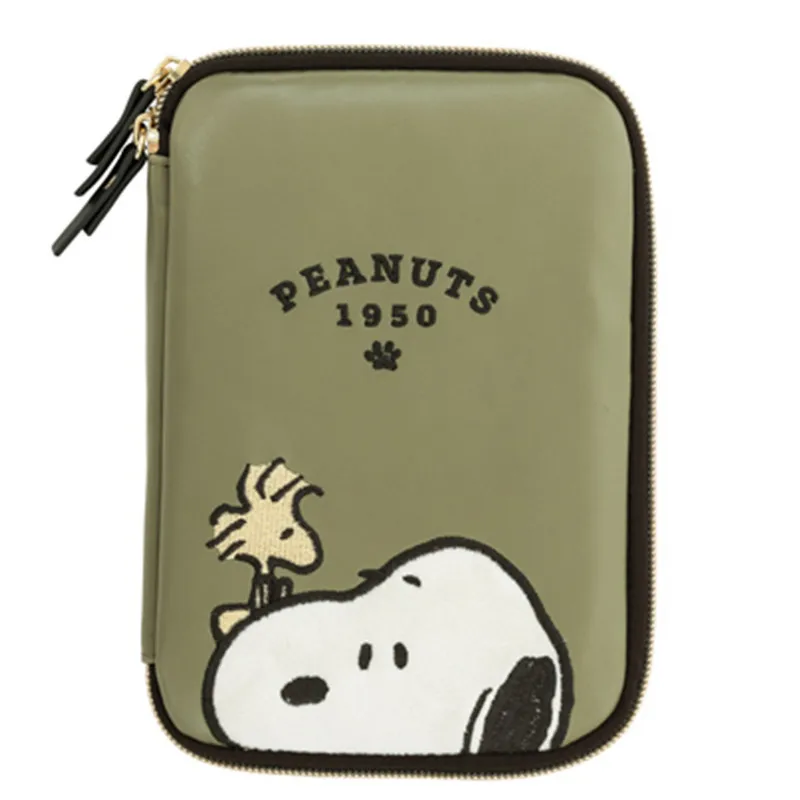 

Милый мультяшный вышитый пенал для карандашей Snoopy с рисунком Чарли Брауна, искусственные аниме плюшевые игрушки для девочек, подарок на ден...