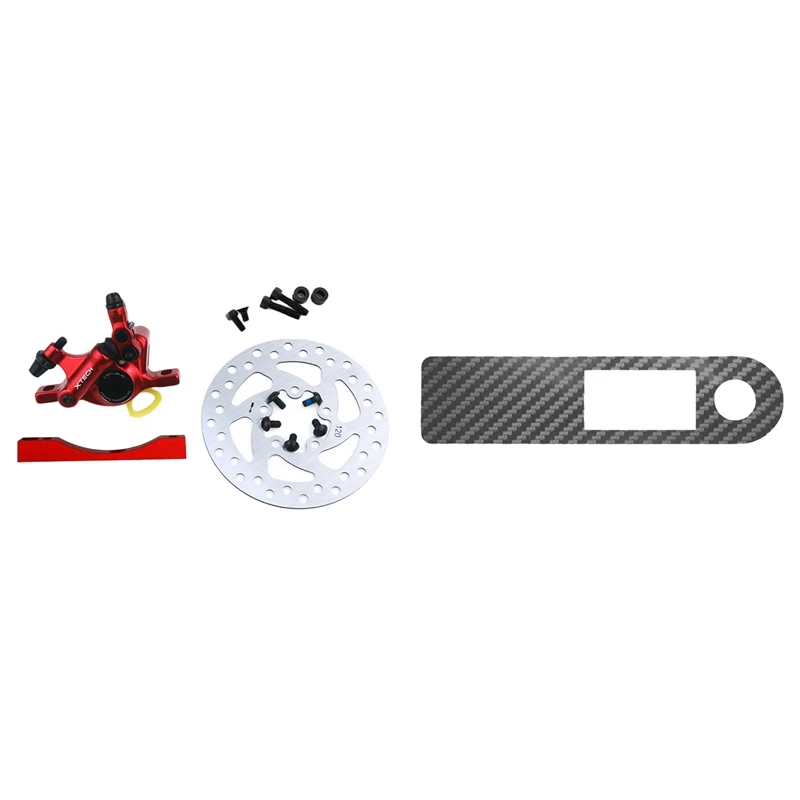 

Electric Scooter Sticker Carbon Fiber Film For Xiaomi Mijia M365 Pro & Electric Scooter Hydraulic Brake Adapter Kit