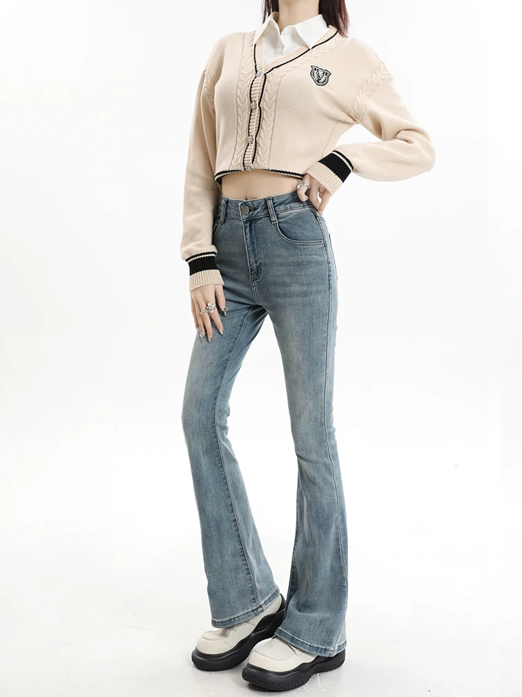 Рисунок 2 - Женские джинсовые брюки-клеш Boliyae