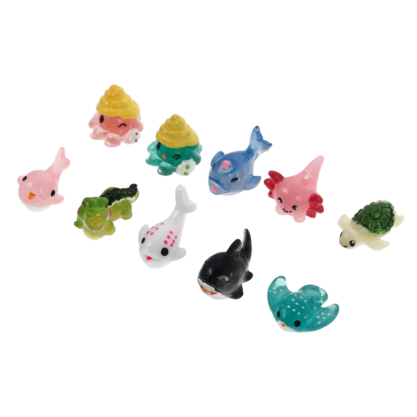 

Animal Sea Miniature Figurines Tank Mini Ocean Decorations Decor Landscaping Toys Figurine Underwater Creature Crafts Animals