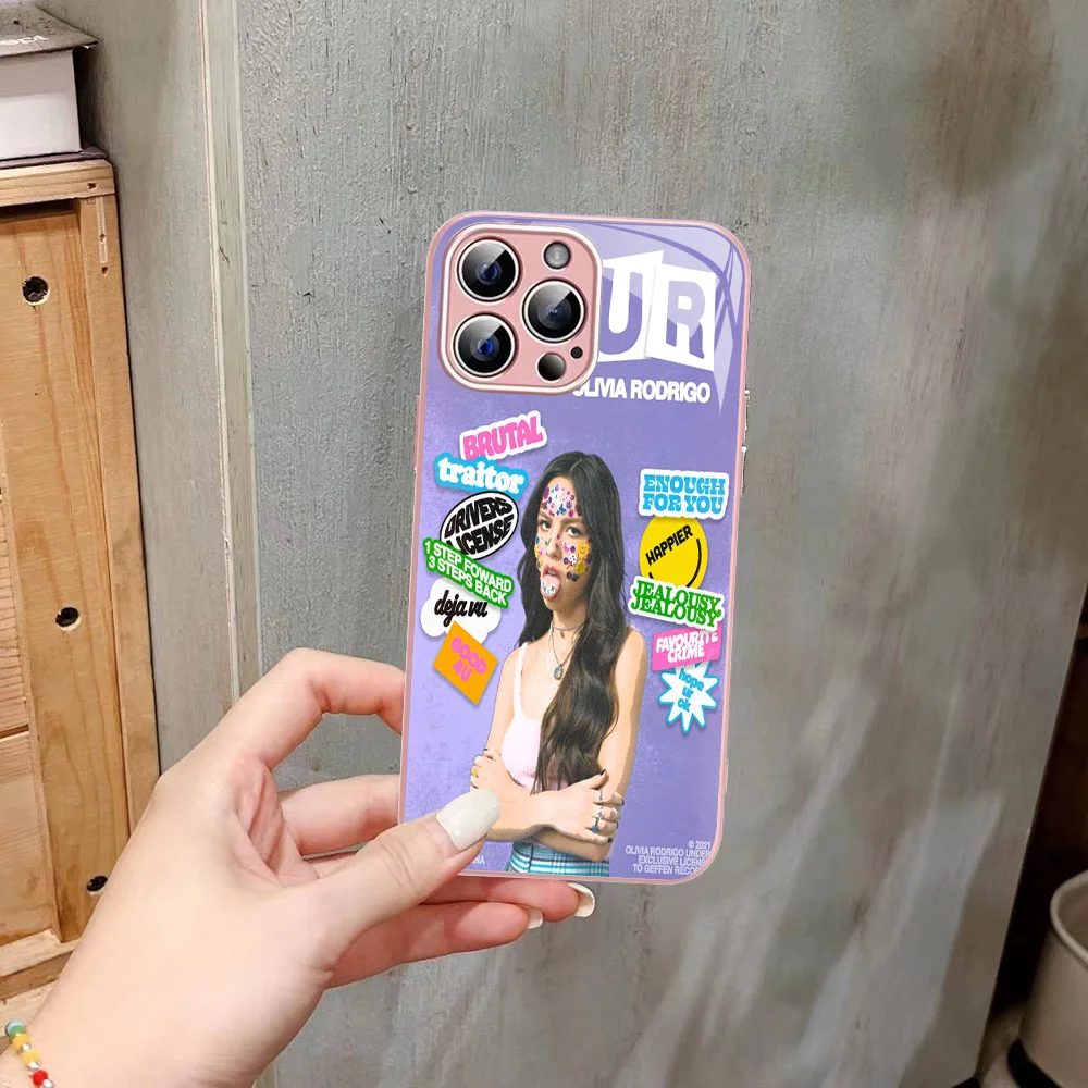 A-Aitana-O-Ocanaes Singer Phone Case Tempered Glass For iphone 14 13 12 11 Pro Mini XS MAX 14Plus X XR Fundas