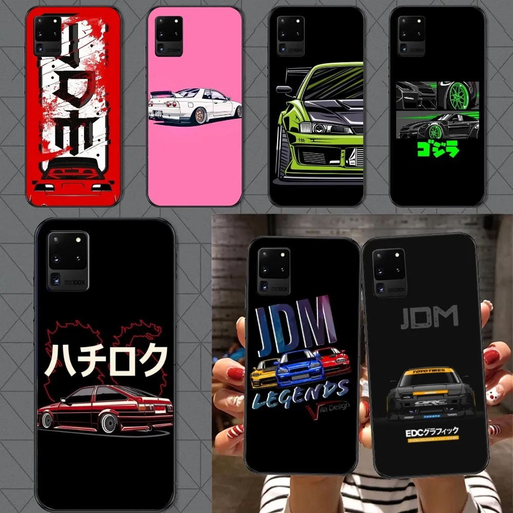 Автомобильный чехол JDM для мобильного телефона Samsung A91 A81 A73 A72 A71 A30S A20 A12 A13 A52 A53 4G