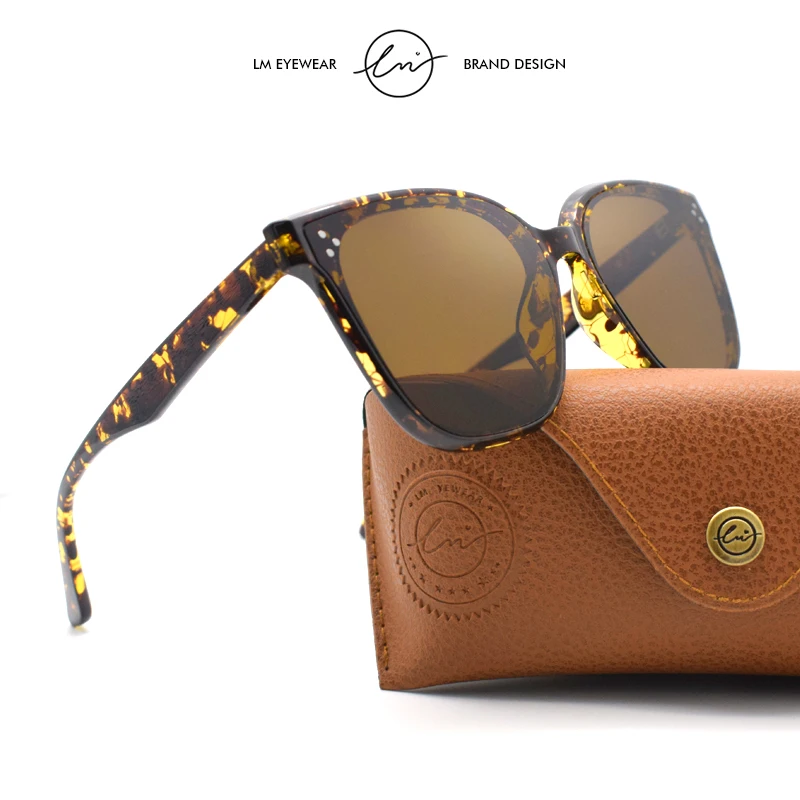 

LM Big Frame Sunglasses Women 2022 UV400 Gradient High Quality Ladies Eyewear Oversizede Square Sun Glasses gafas de sol mujer