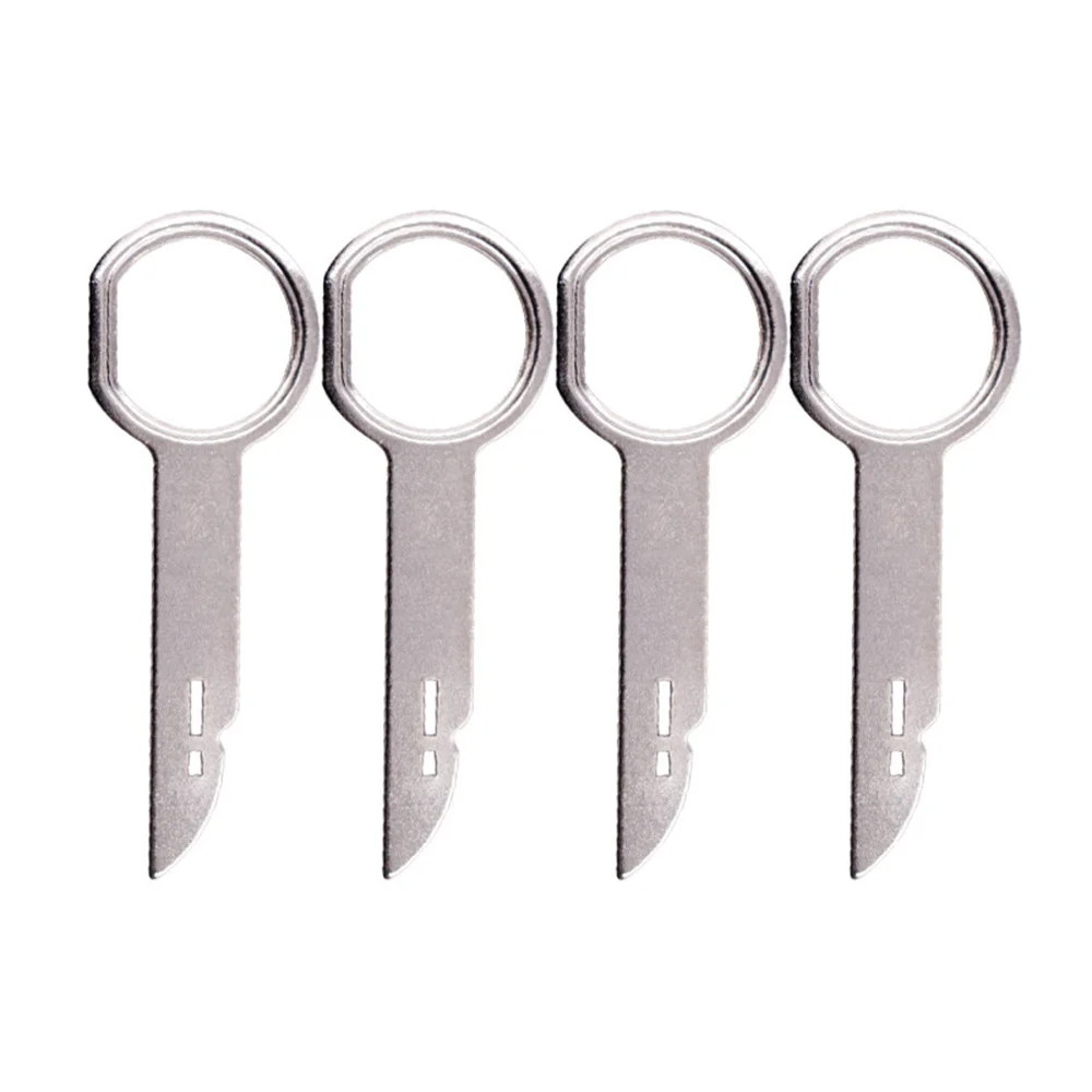 

4Pcs Repair Tools Car Styling Radio Removal Key Pin Tool Stereo Head Unit For Audio Tools For VW Keys Extraction TSLM1