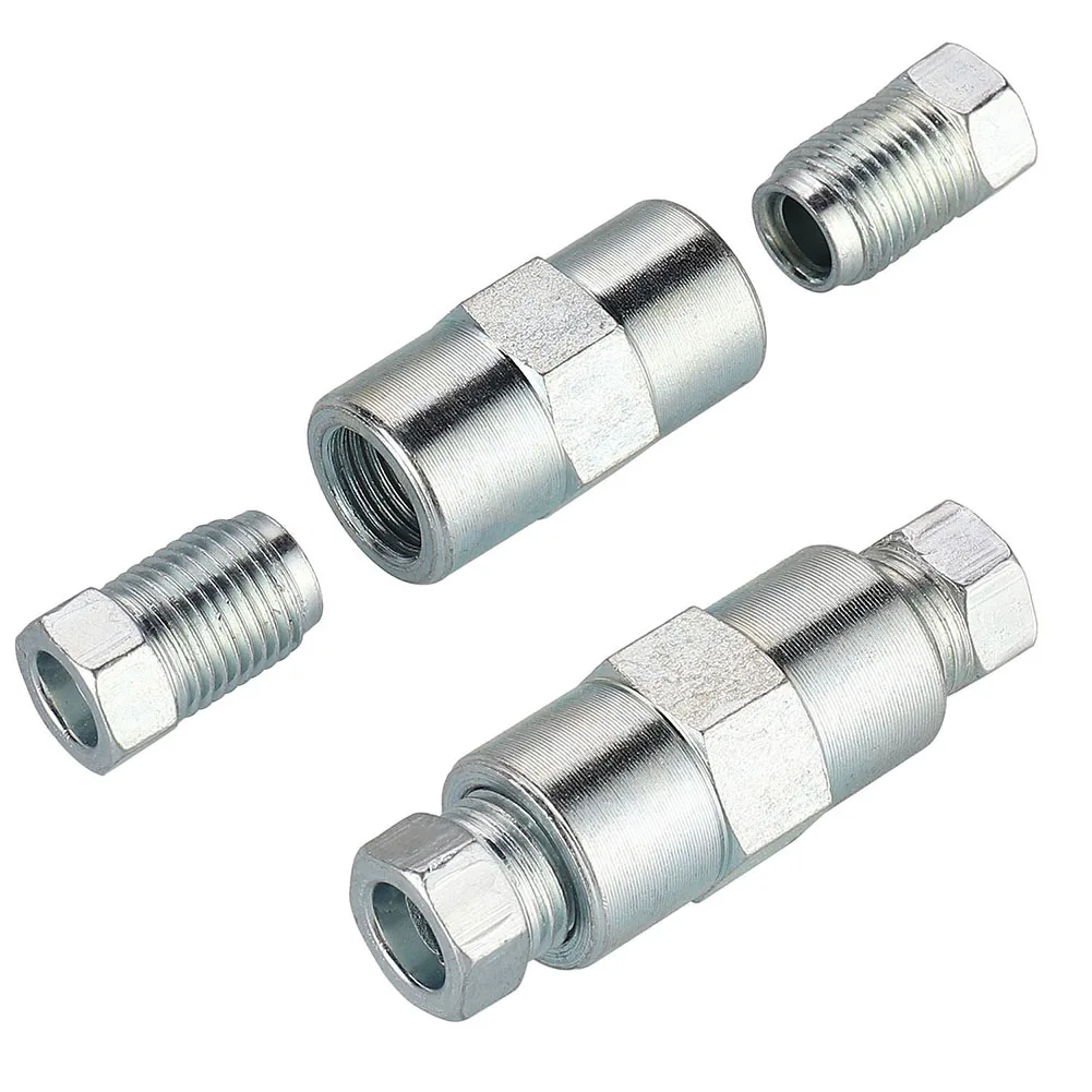 

Brake Pipe 2 Qty 2 Way Female Connector With 4 M10 10mm Male Nuts 3 / 16 \" Union Car Accessories Brake Tube Female Connector