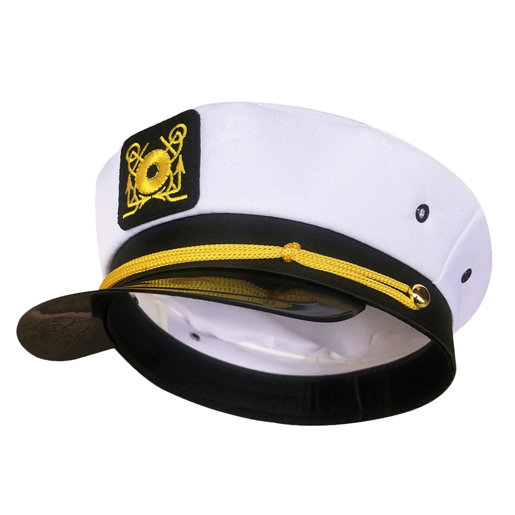 

Uniform Hat Kids' Costume Hats Sailors Cap Navy Boat Navy Hat Bride Captain Hats Railway Hat Admiral Cap Girl Beanie