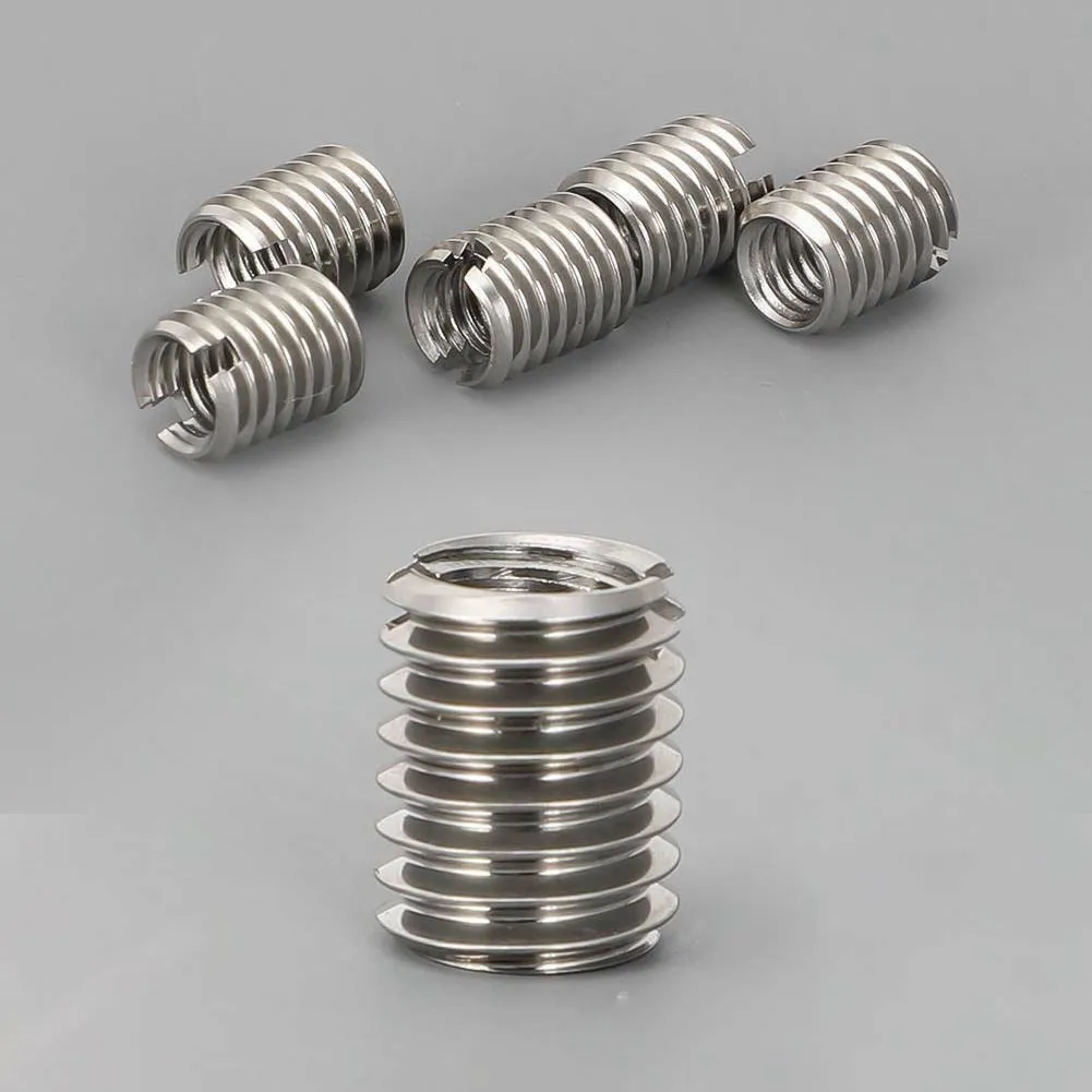 

10Pcs Stainless Steel Thread Adapters M8 8mm Male To M6 6mm Female Threaded Holes Reducer Fasteners Insert Hardware Tool