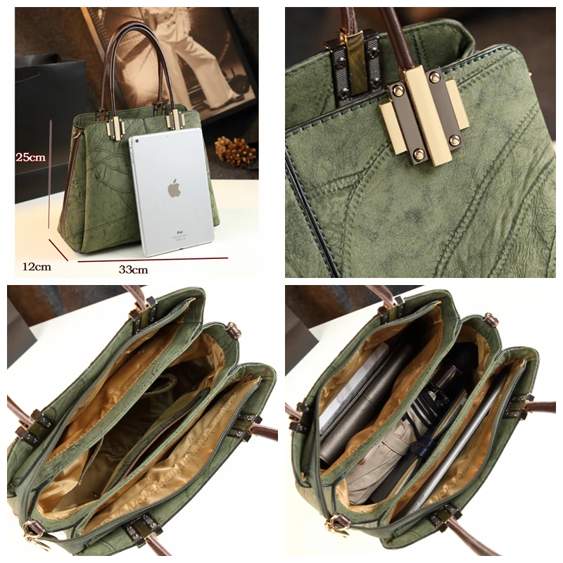 Большая Ретро сумка для мам среднего возраста новинка 2024 через плечо