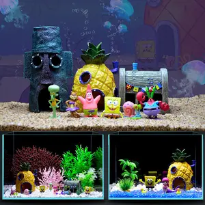 Kit De Decoración De Paisaje De Figura De Bob Esponja 9 Pie Kit De Decoración De Paisaje De Figura De Bob Esponja 9 Pie