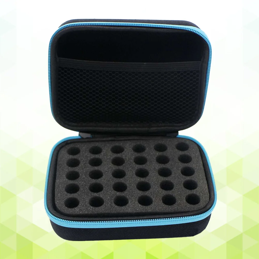 

Storage Essential Bag Oil Bottle Organizer Case Small Size Travel Mini Bagsbox Roller Cases Makeup Portable Zipper Holder
