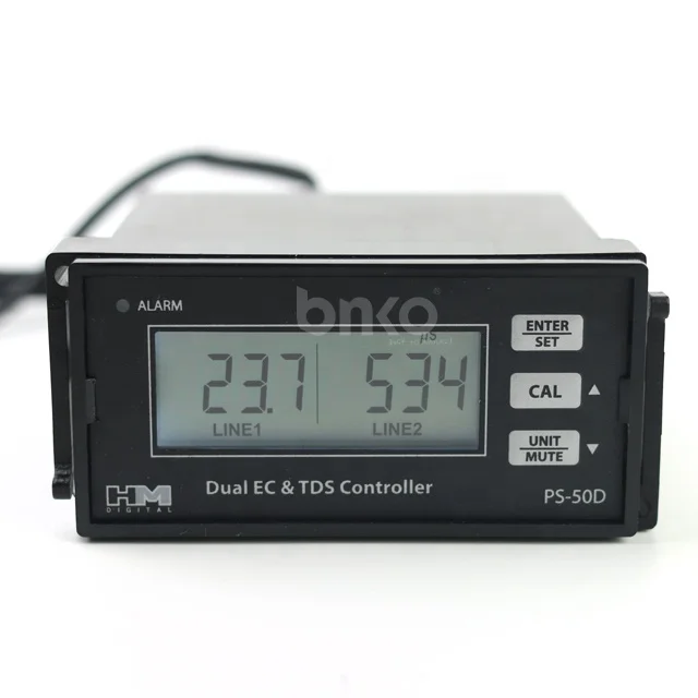 

Цифровой PS-50D Dual EC & контроллер TDS для фильтра очистки воды