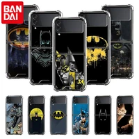 airbag coques for samsung galaxy z flip 3 5g mobile protective case foldable z flip3 fold phone cover black batman
