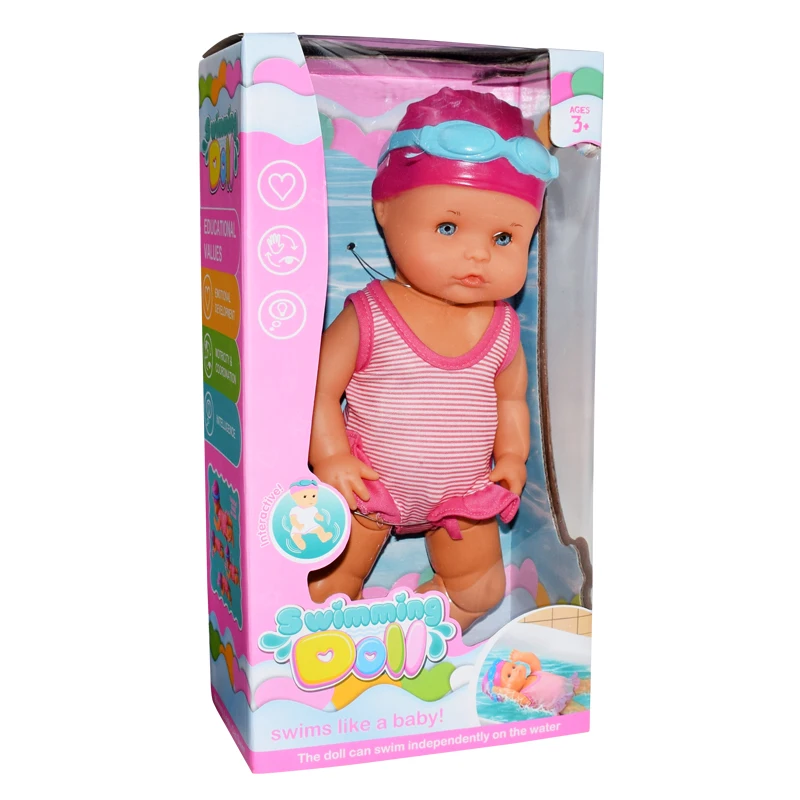 Детская кукла для купания игрушки новорожденных водонепроницаемые Обучающие